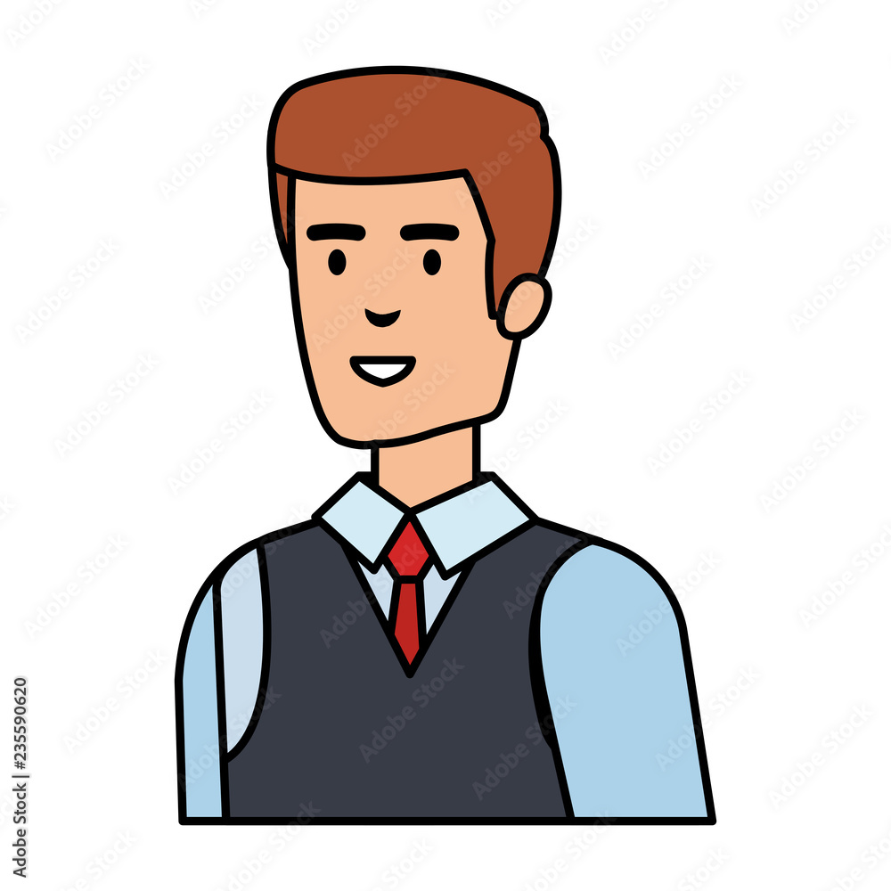 elegant businessman avatar character elegant businessman avatar character