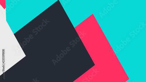 Pattern with a colored box with a white background