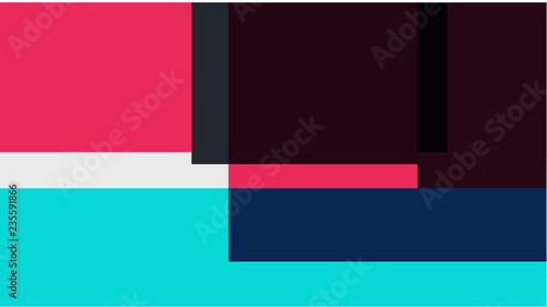 Pattern with a colored box with a white background
