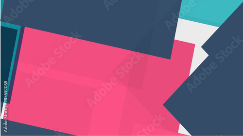 Pattern with a colored box with a white background