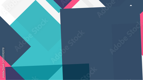 Pattern with a colored box with a white background