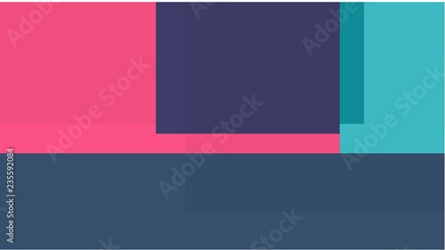 Pattern with a colored box with a white background