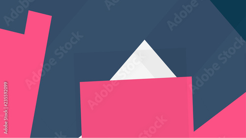 Pattern with a colored box with a white background