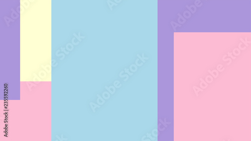 Pattern with a colored box with a white background