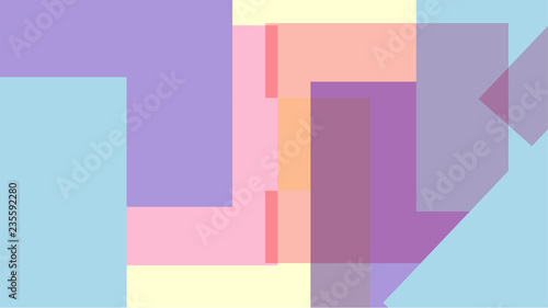 Pattern with a colored box with a white background