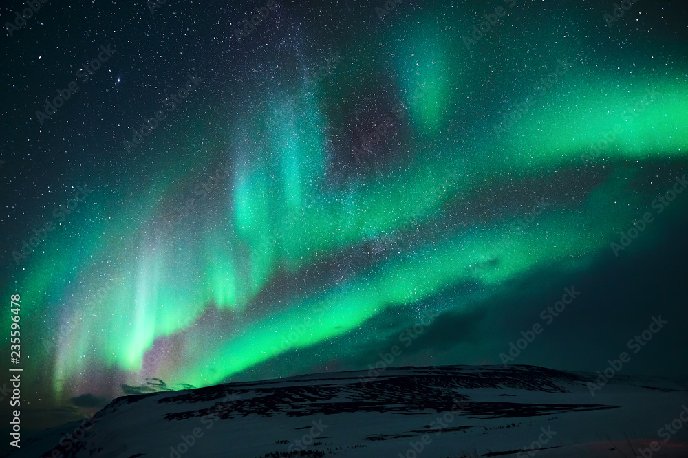 Northern lights in Island