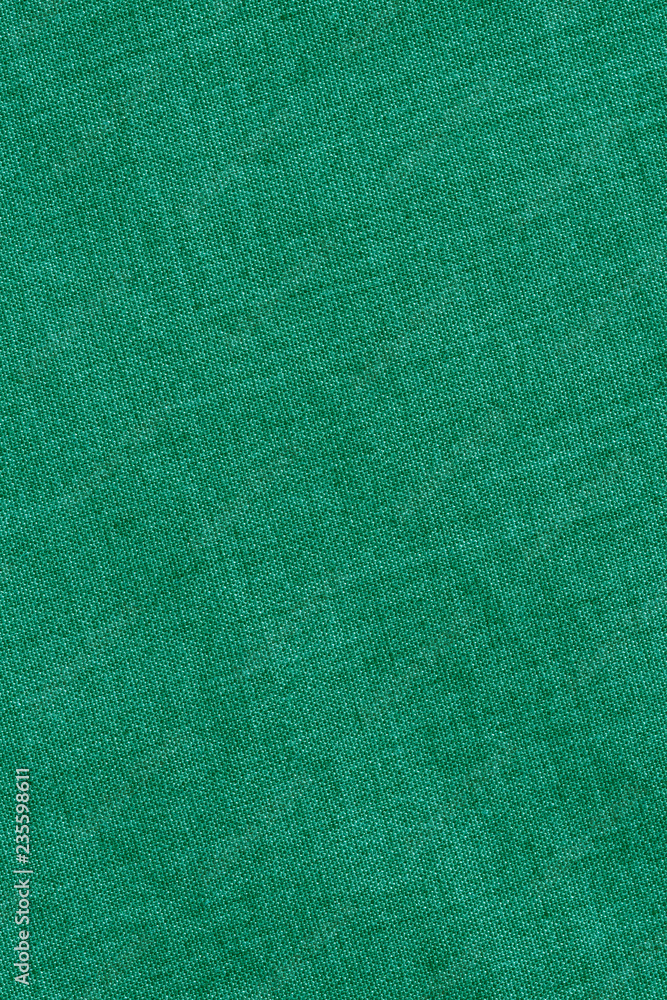 Fototapeta premium Green texture of fabric.