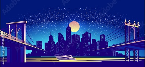 city night landscape