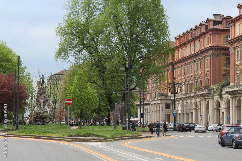 Fototapeta premium VILLE DE TURIN - TORINO - ITALIE