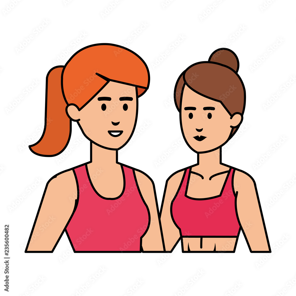 athletic girls sporting characters athletic girls sporting characters