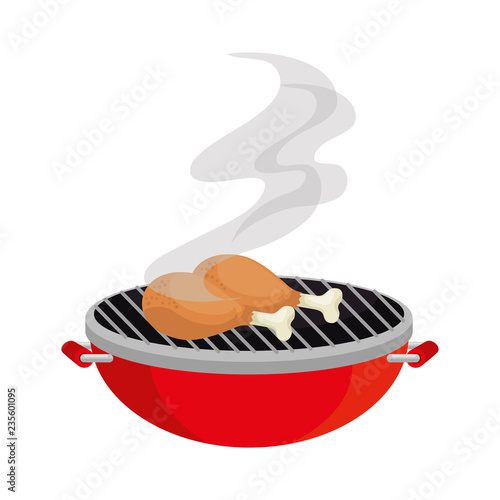 oven grill with chicken thighs