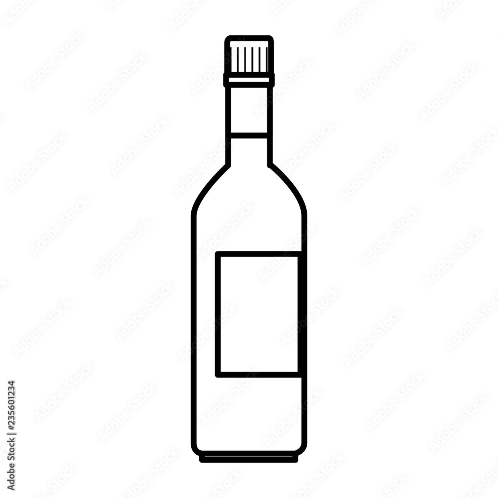wine bottle isolated icon wine bottle isolated icon