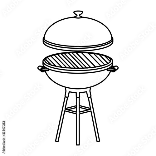 oven grill isolated icon