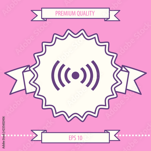 Internet connection icon. Graphic elements for your design