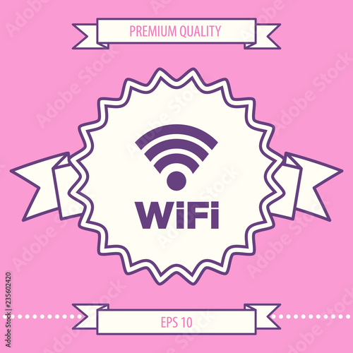 Internet connection symbol icon. Graphic elements for your design