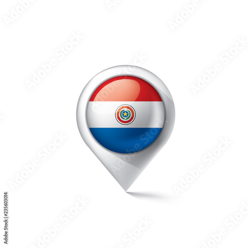 Paraguay flag, vector illustration on a white background Free Download Paraguay flag, vector illustration on a white background - GFXLoad