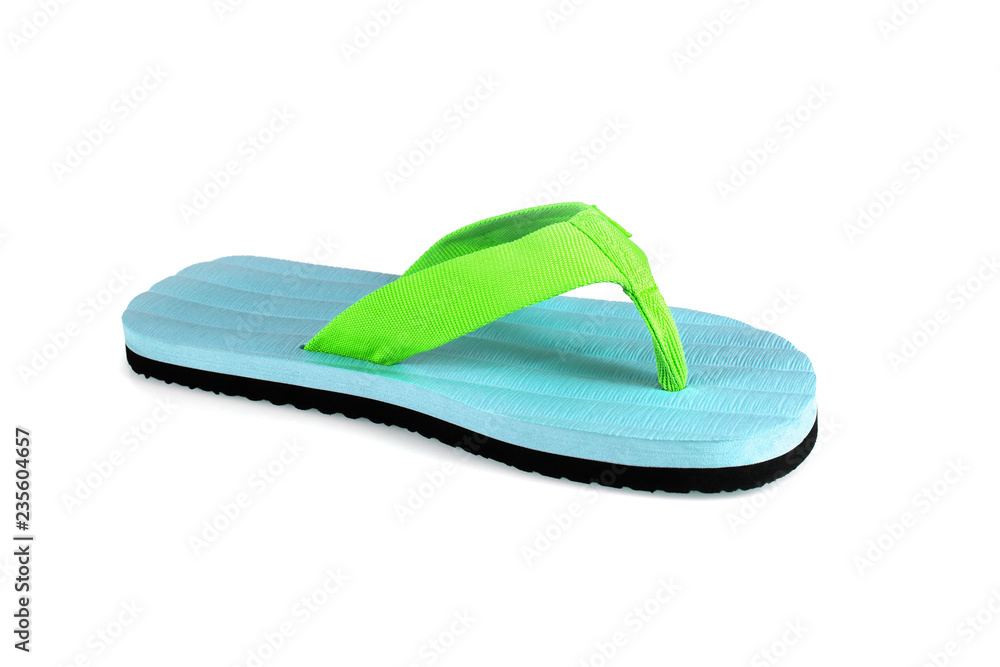 single slipper isolated on a white background single slipper isolated on a white background