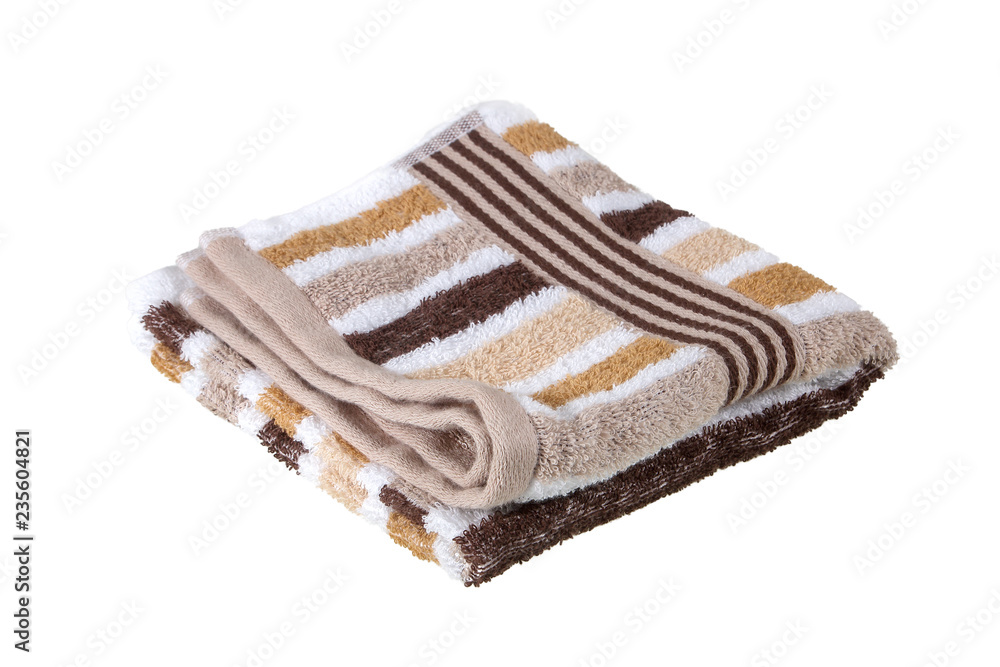 Towel isolated on white Towel isolated on white