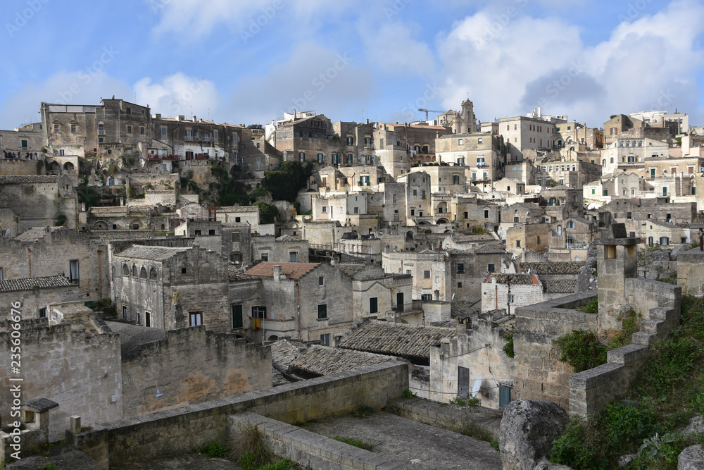 The old town of Matera, Basilicata Region, Italy