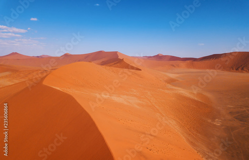 Dune 45 in Sossusvlei, Namibia desert