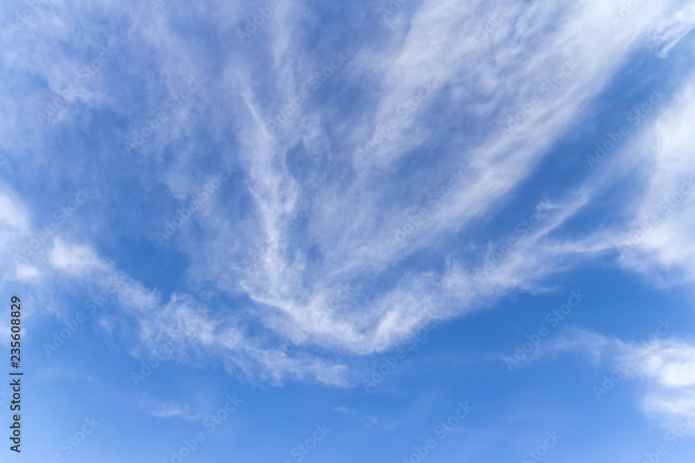 Obraz premium Clouds in the blue sky background