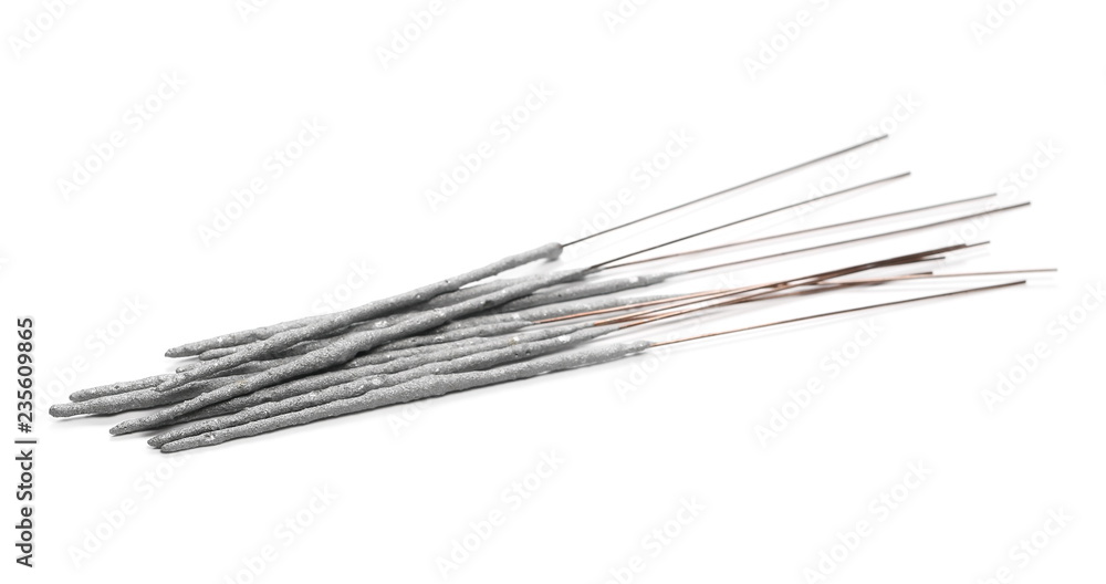 Sparklers isolated on white background Sparklers isolated on white background