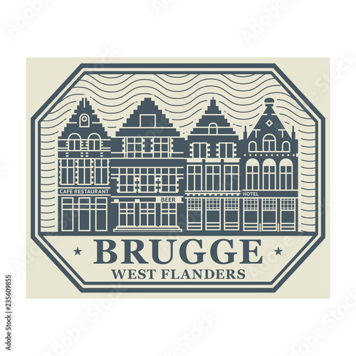 Brugge, West Flanders stamp