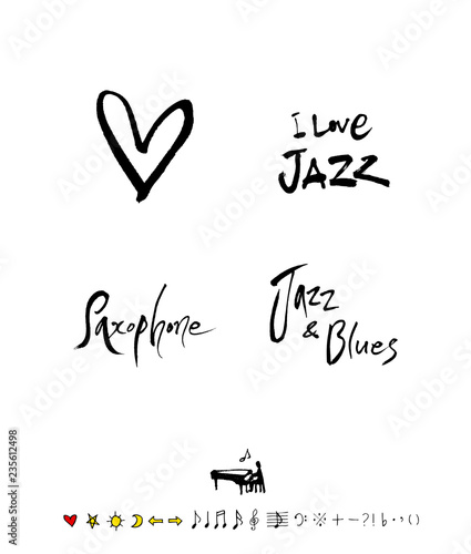 음악회 포스터 / 손으로 그린 음악 일러스트