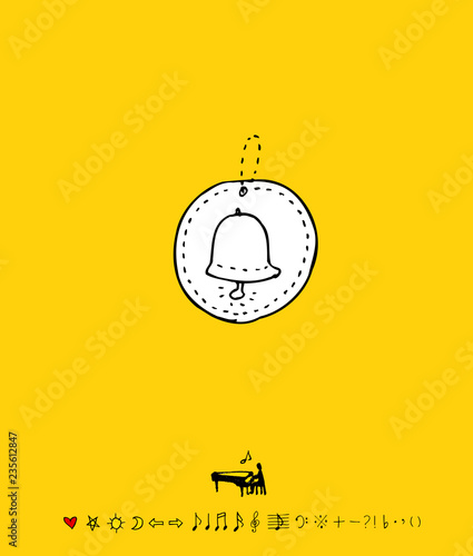 음악회 포스터 / 손으로 그린 음악 일러스트