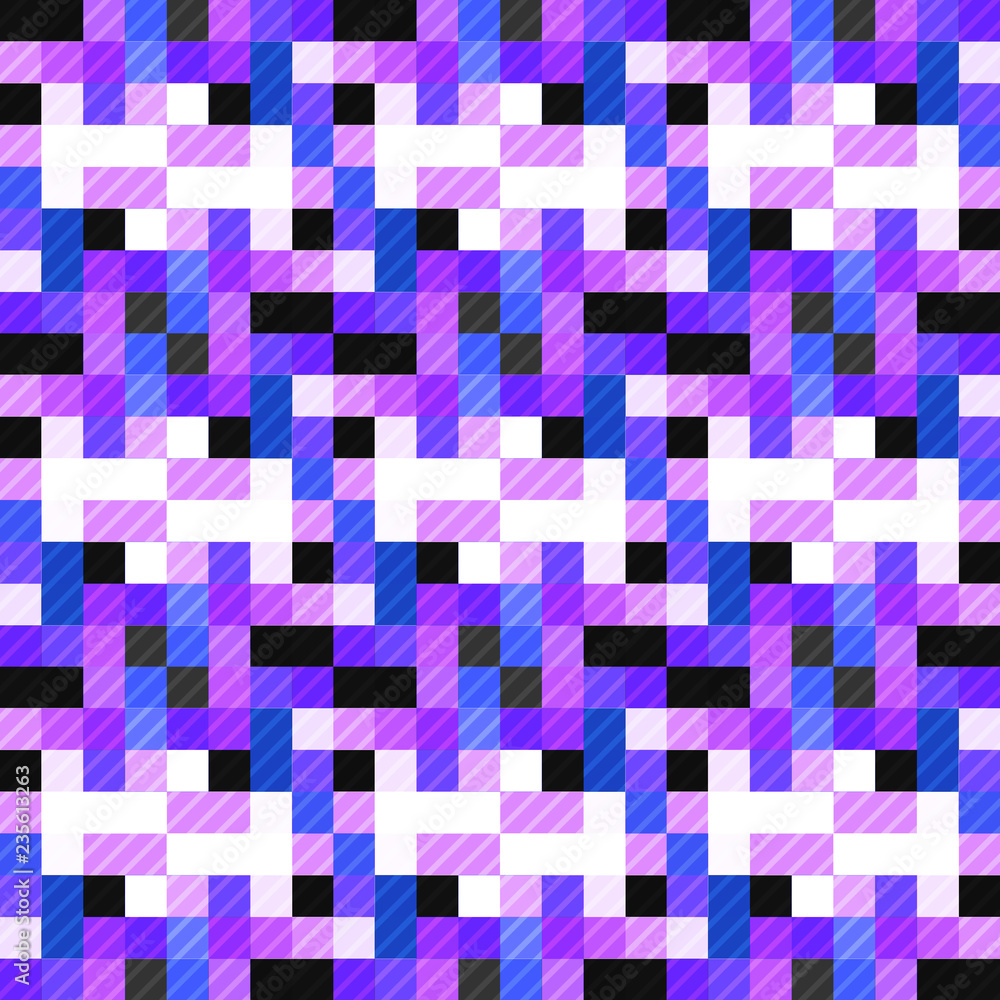Seamless pattern background from a variety of multicolored squares. Seamless pattern background from a variety of multicolored squares.