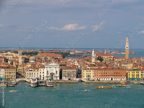Broad cityscape view of Venice, Italy and the  © Steve Azer