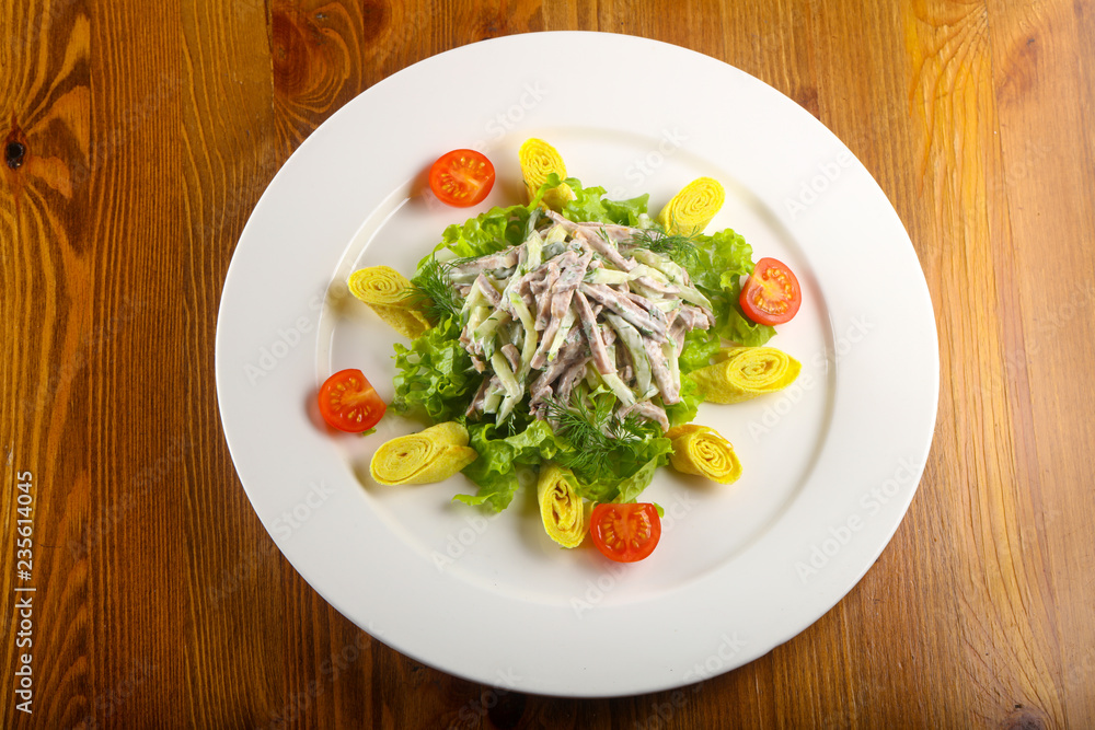 Tongue salad Tongue salad