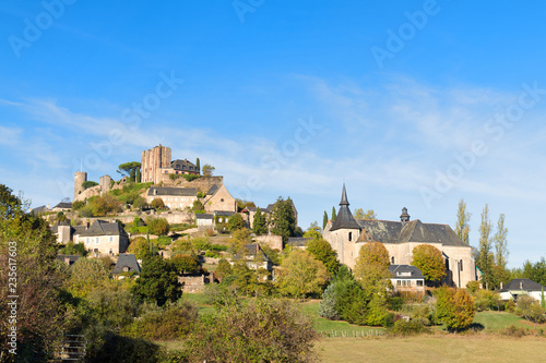 Village Turenne in French Correze