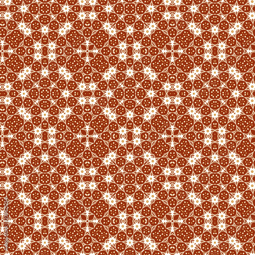 Seamless color pattern from a variety of shapes.