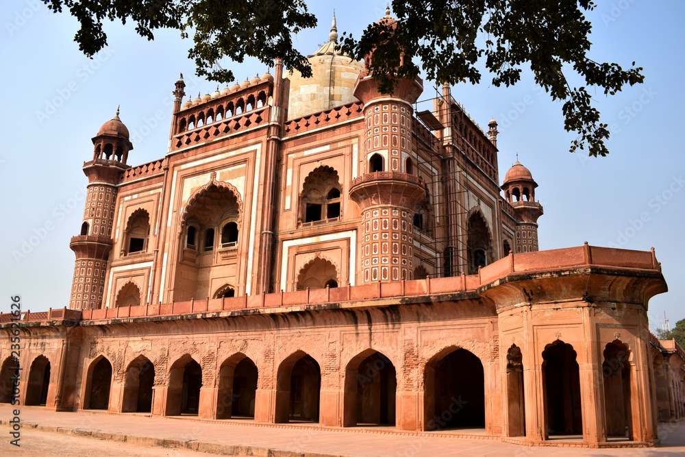 View of Safdarjang's tomb in Delhi, India