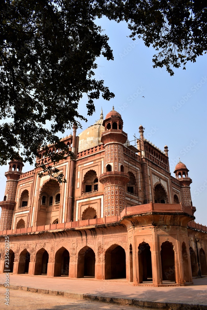 View of Safdarjang's tomb in Delhi, India