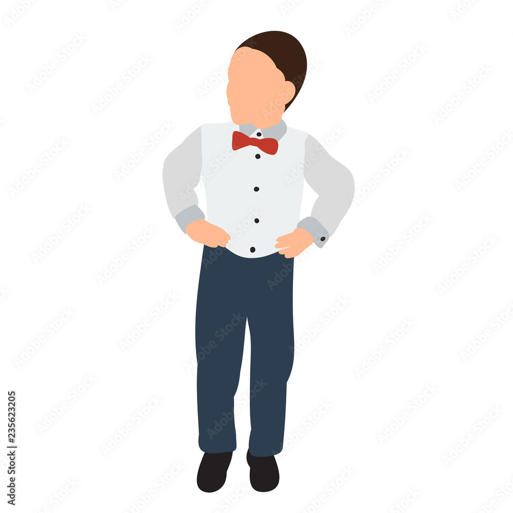 vector isolated boy standing silhouette vector isolated boy standing silhouette