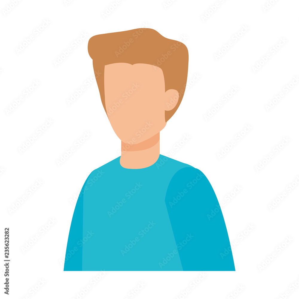 young man avatar character young man avatar character