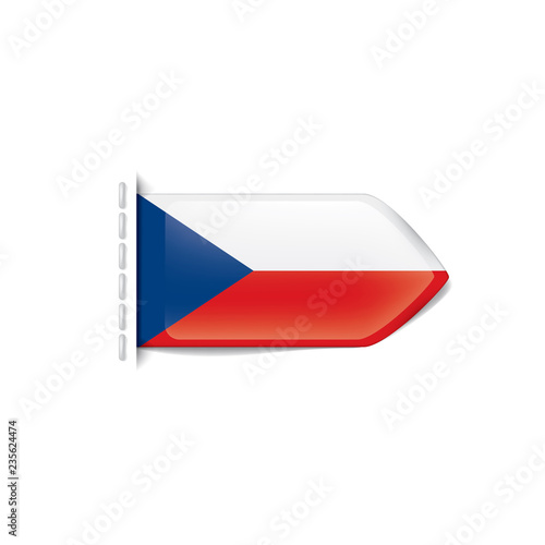 Free Download Czechia flag, vector illustration on a white background - GFXLoad