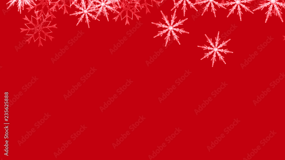 Abstract background with a variety of colorful snowflakes. Big and small. Abstract background with a variety of colorful snowflakes. Big and small.