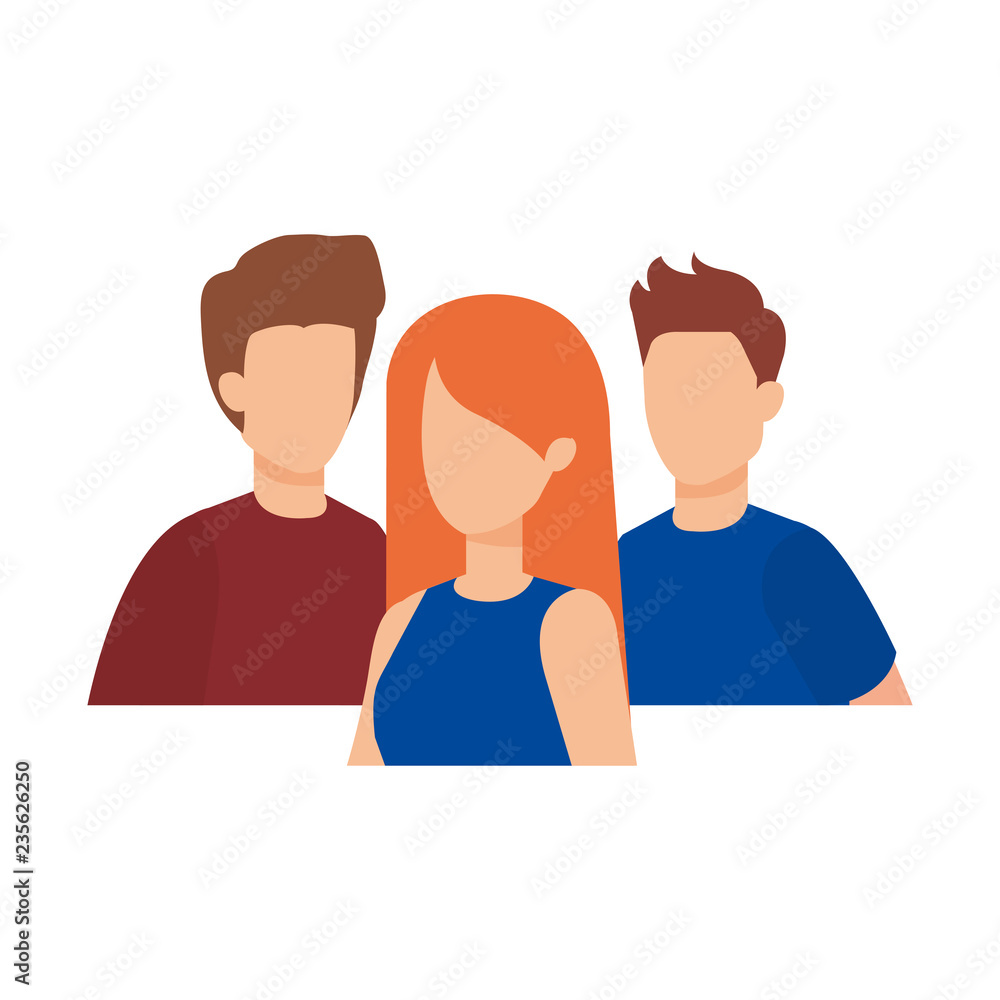 group of people characters group of people characters