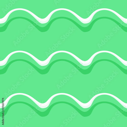 Seamless pattern background with multi-colored wavy lines.