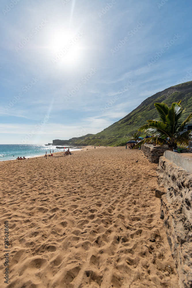 Naklejka premium Sandy Beach
