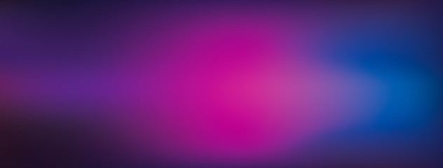 Blended colorful dark pink and blue geadient abstract banner background