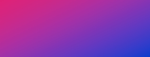 Two tone pink and blue gradient abstract banner background