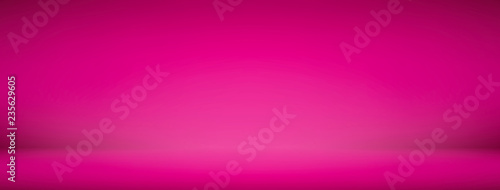 Slika na platnu Gradient shocking pink abstract banner backround