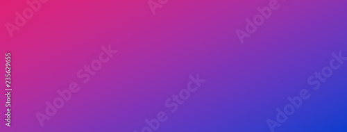 Two tone pink and blue gradient abstract banner background