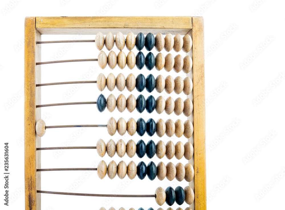 Wooden abacus