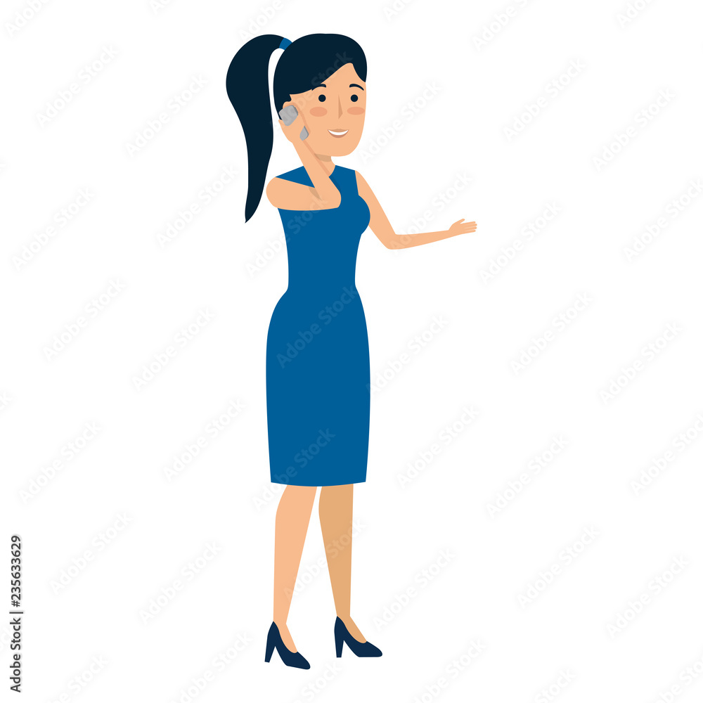 elegant businesswoman with smartphone elegant businesswoman with smartphone