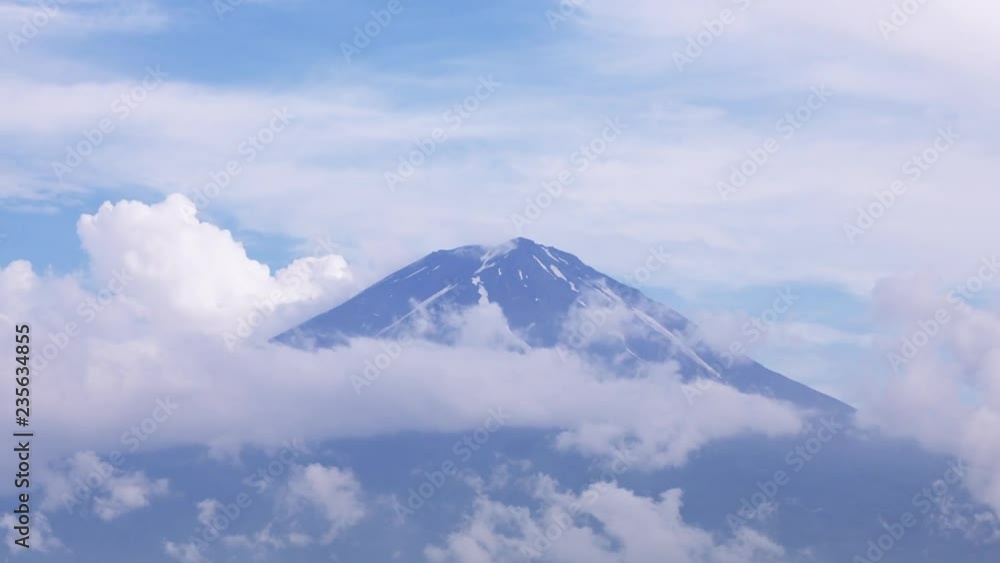 Mount Fuji, Japan. Time-lapse of impressive cloud formations moving quickly around the mountain. Available in HD resolution in ProRes 422 (HQ) from RAW source. Mount Fuji, Japan. Time-lapse of impressive cloud formations moving quickly around the mountain. Available in HD resolution in ProRes 422 (HQ) from RAW source.
